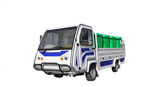 EG6023XA12座載重1噸液壓尾板車